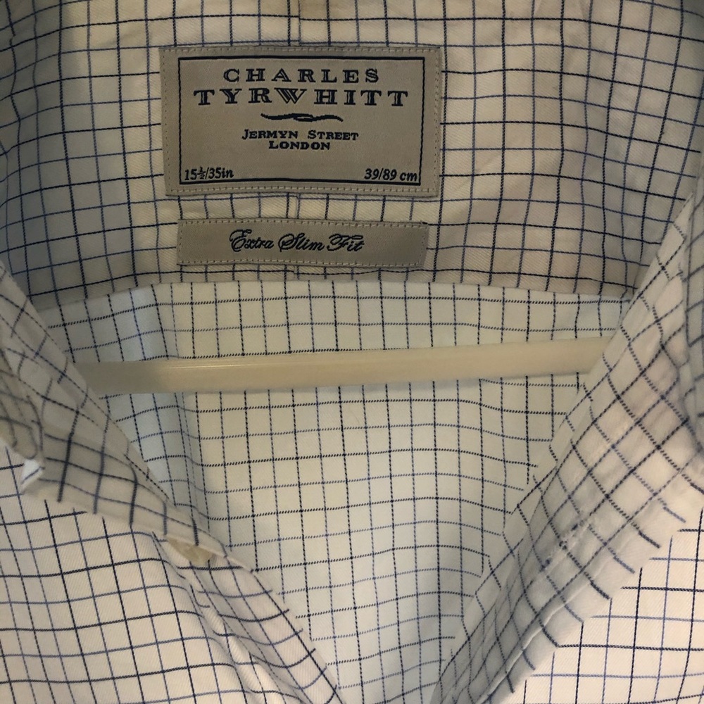 Plaid dress shirt